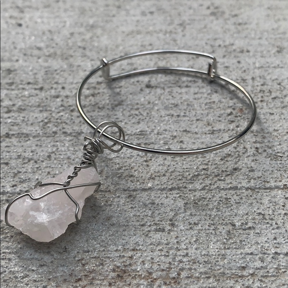 Handmade Wire Wrapped Gemstone Bracelet